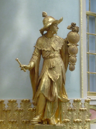 Statue sur la Chinesisches Teehaus