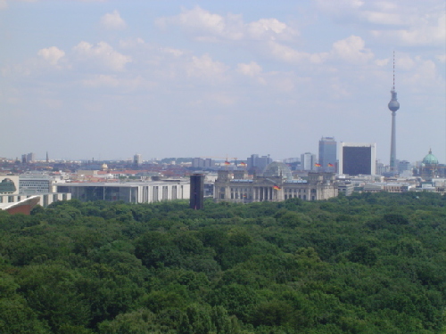 Vue sur le Reichstag
