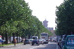 Unter der Linden%3a vue sur le Rotes Rathaus